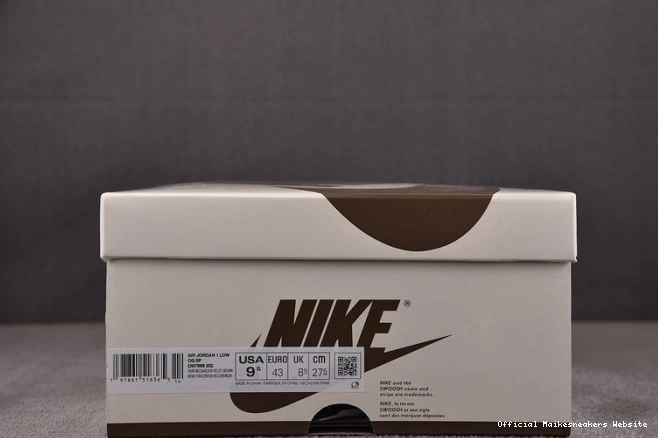 Official Maikesneakers Scott x Travis Velvet Brown Low Jordan 1 Air OG DM7866-202 0728
